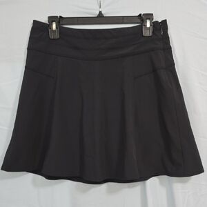 Athleta Womens Size 4 Black Skort With Pocket